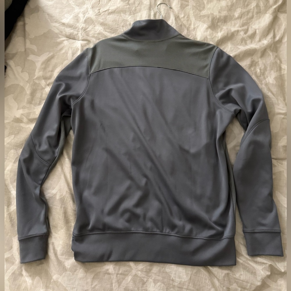 Jordan Jumpman Nike Air Dri-Fit Full Zip Mesh Track Jacket Gray Medium EUC - Picture 5 of 7